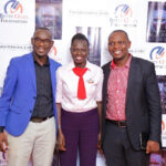 With Lawrence Namale, Betty Ogiel and Herbert Sabiiti attending Against All Odds Seminar